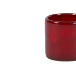Pot à sauce rond rouge grès émaillé Ø 5 cm Gres Couleur - PRO.MUNDI Discount