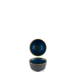 Pot à sauce rond Tokyo Blue porcelaine vitrifiée Ø 8 cm Nourish Tokyo - CHURCHILL Discount