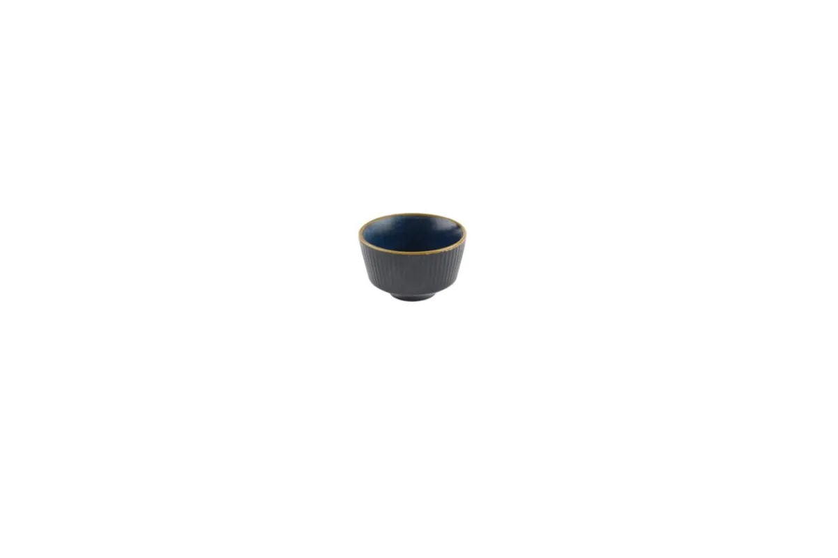 Pot à sauce rond Tokyo Blue porcelaine vitrifiée Ø 8 cm Nourish Tokyo - CHURCHILL Discount