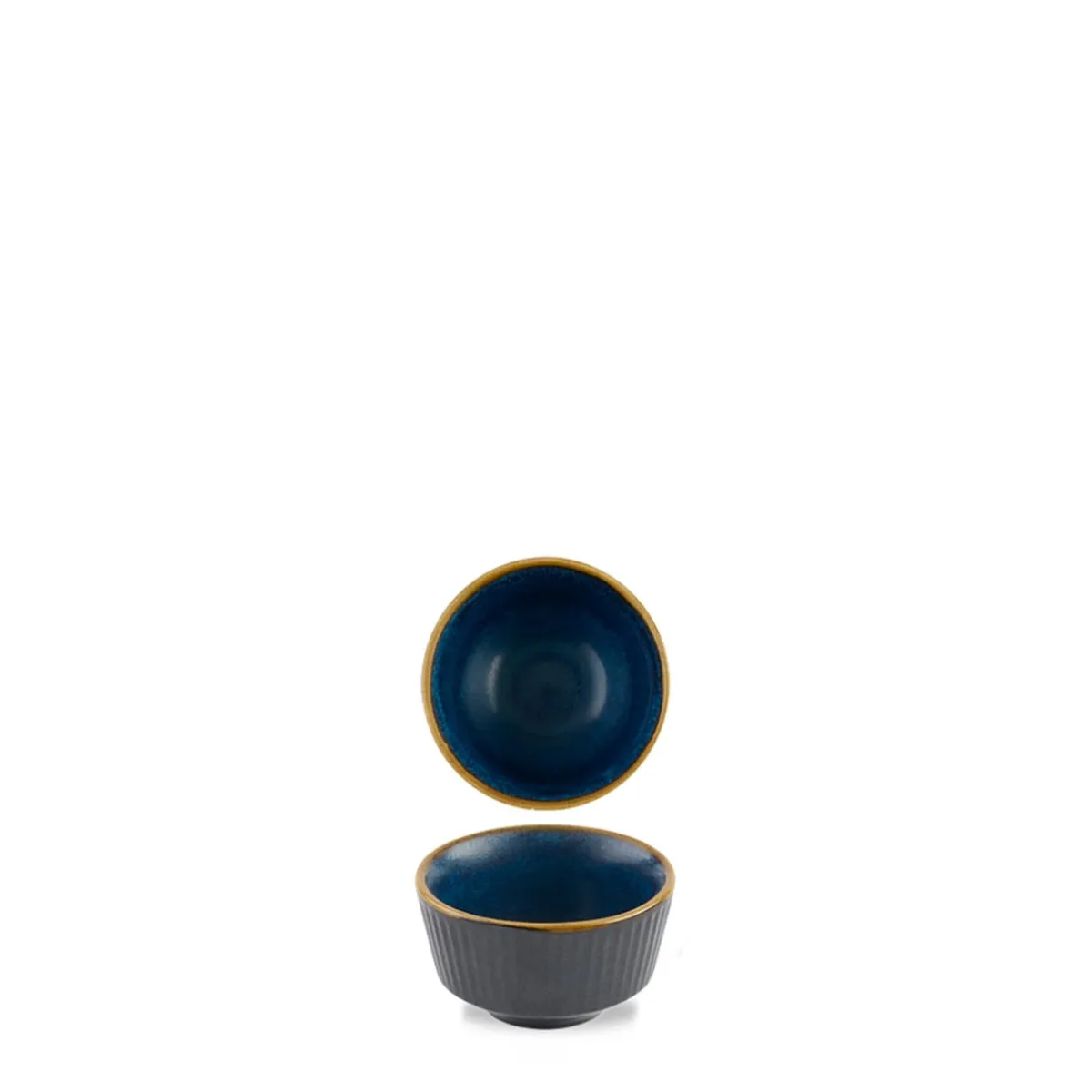 CHURCHILL Pot à sauce rond Tokyo Blue porcelaine vitrifiée Ø 6,9 cm Nourish Tokyo New