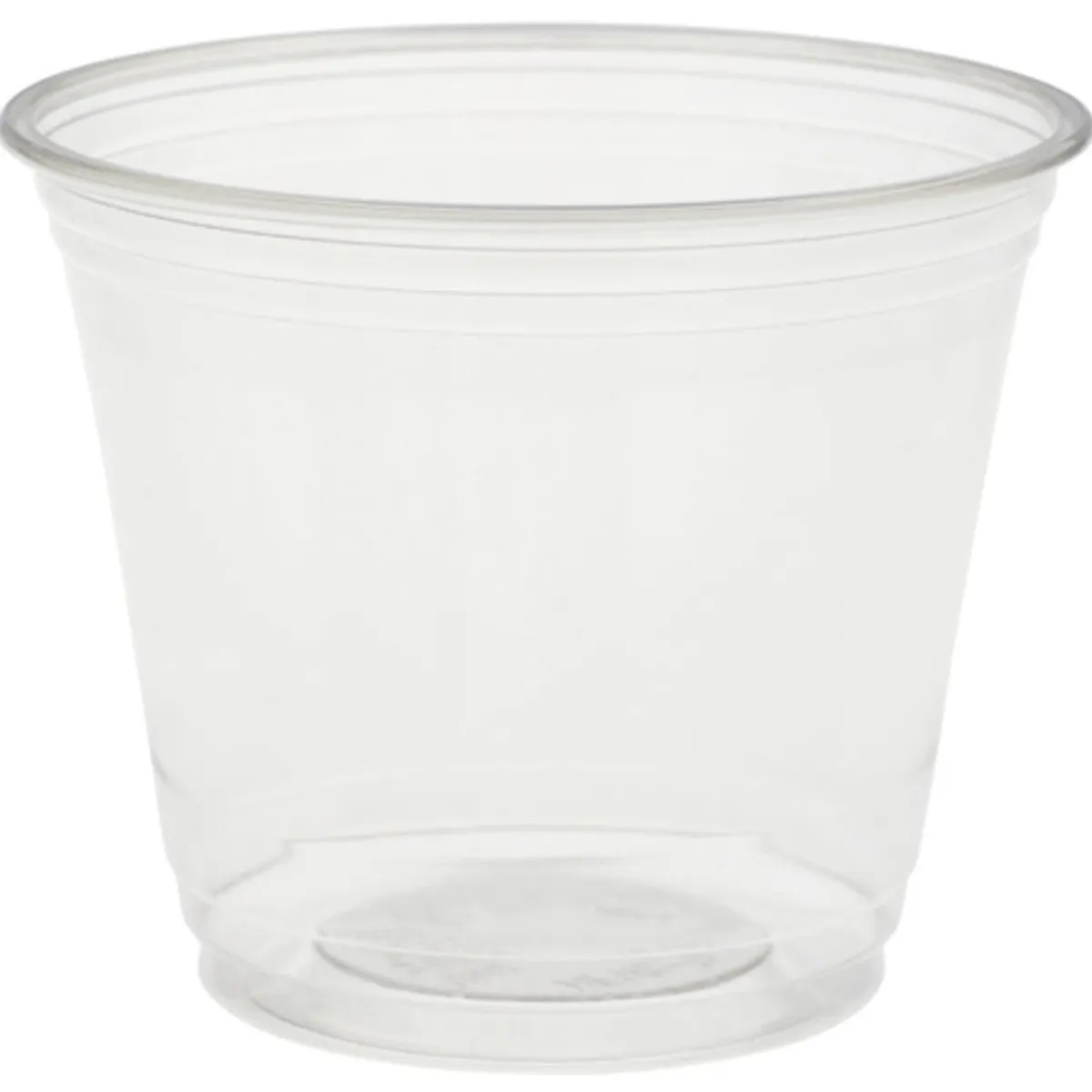 Pot transparent plastique Ø 92 mm 27 cl (60 pièces) - DUNI Clearance