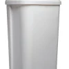Poubelle plastique 50 L blanc - PROBBAX New