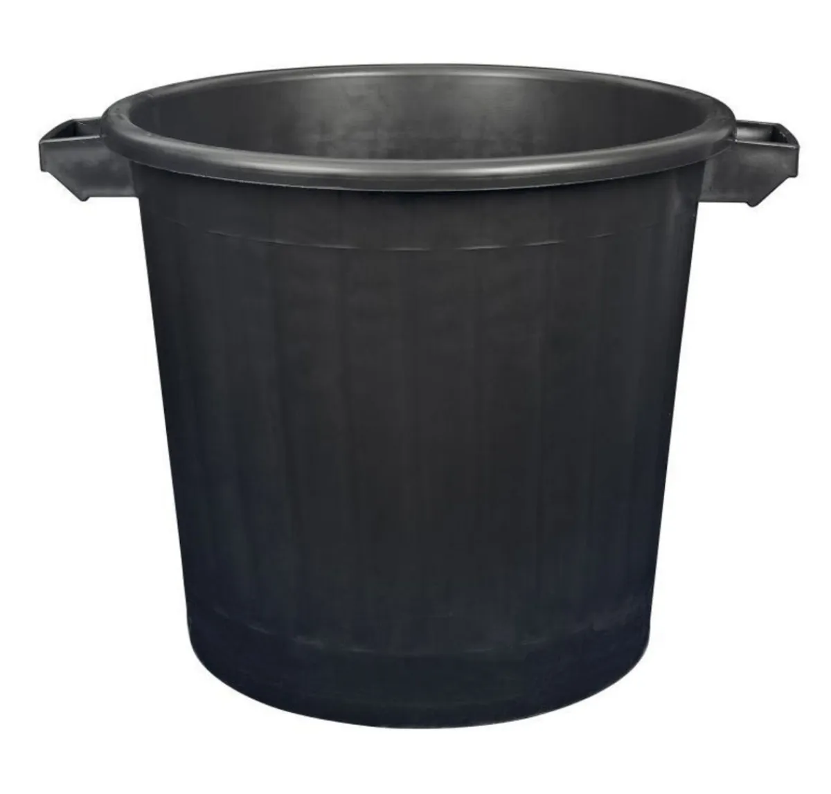 Aucune Poubelle plastique 80 L noir New