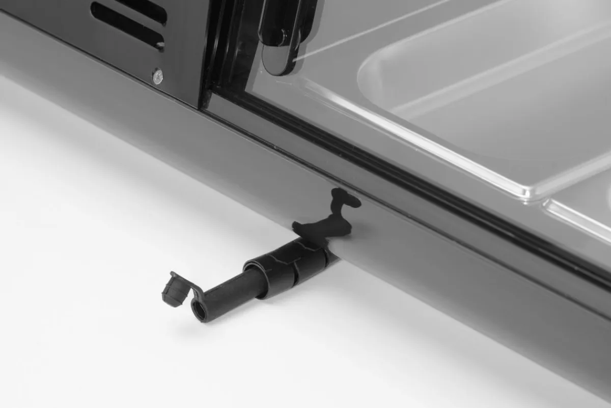Presentoir sushi refrig 42l noir froid positif 42 L 4 bacs - HENDI Discount