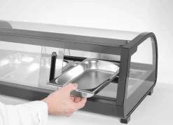 Presentoir sushi refrig 62l noir froid positif 62 L 6 bacs - HENDI Discount