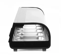 HENDI Presentoir sushi refrig 5x gn 1/2 noir froid positif 5 bac(s) 5 bacs