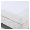 Protège matelas éponge PU blanc 190x80 cm 100 g/cm² coton - Aucune Outlet