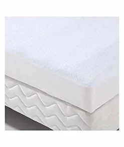 Aucune Protège matelas éponge PU blanc 200x160 cm 100 g/cm² coton Best