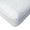 Aucune Protège matelas éponge PVC blanc 200x90 cm 225 g/m² coton Toucan