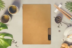 SECURIT Protège-menu A5 beige Nature Online