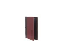 Protège-menu A5 rectangulaire bordeaux 4 vues ajoutables - SECURIT New