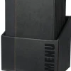 SECURIT Protège-menu rectangulaire noir 4 vues ajoutables (20 pièces) New
