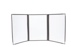 Protège-menu rectangulaire transparent (3 pièces) - SECURIT Online