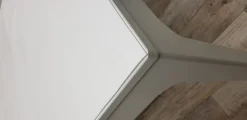 SONOLYS Protège-table caoutchouc carré blanc 70x70 cm Bulgom