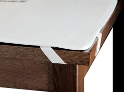 Protège-table imperméable rectangulaire blanc PVC - Aucune Best
