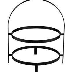 Présentoir à assiettes diamètre 26cm métal noir Ø 26,5 cm 35,5x29,5 cm The Grid - APS Discount