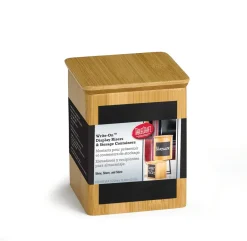 TABLECRAFT Présentoir carré bambou 10 cm Write On New