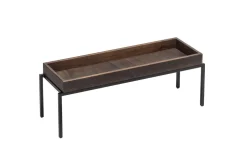 ZEPE Présentoir gn2/4 bois 55,5x16,5x23,5 cm Dolomiti New