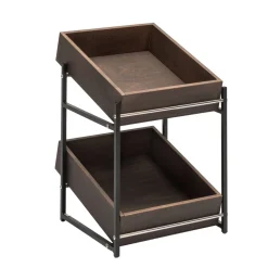 ZEPE Présentoir gn1/2 2 niveaux bois 29,5x34x43,5 cm Dolomiti Sale