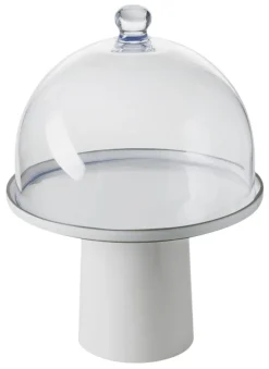 REVOL Présentoir pour pâtisserie céramique blanc Ø 30 cm 20 cm  Caractère Best