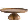 Présentoir à pâtisserie acacia Ø 240 mm 80 mm Acacia - APS New