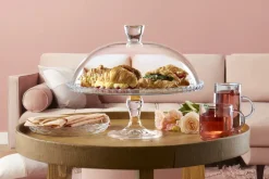 Présentoir à pâtisserie avec cloche verre Ø 32 cm 26,2 cm - Aucune Clearance