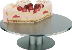 APS Présentoir à pâtisserie inox Ø 30,5 cm 9 cm Best
