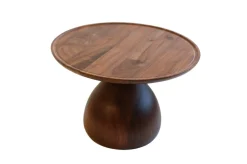 CRASTER Présentoir à pâtisserie noyer Ø 32 cm 21 cm Risers Clearance