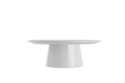 Présentoir à pâtisserie porcelaine blanc Ø 32 cm Evento - DEGRENNE Clearance