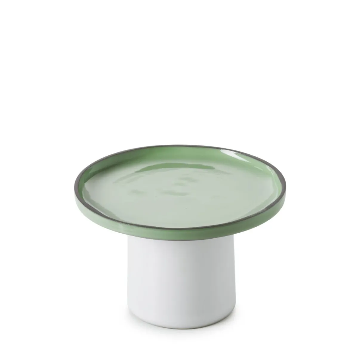 Présentoir à pâtisserie porcelaine culinaire menthe Ø 15 cm 9,5 cm Caractère - REVOL Outlet