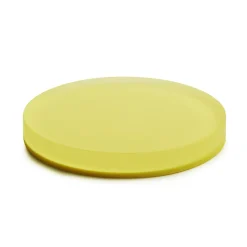 Présentoir à pâtisserie rond jaune résine Nacryl® Ø 8 cm Mealplak - REVOL New