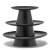 SERAX Présentoir à pâtisserie rond noir grès émaillé Ø 15 cm Inku Discount