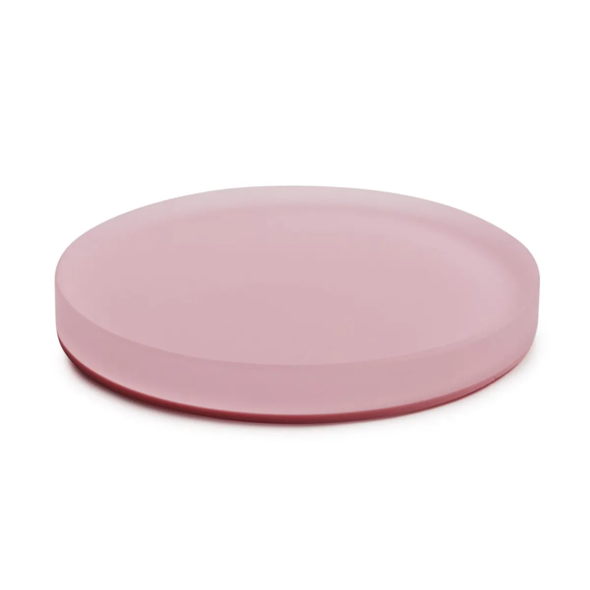 Présentoir à pâtisserie rond rose résine Nacryl® Ø 8 cm Mealplak - REVOL