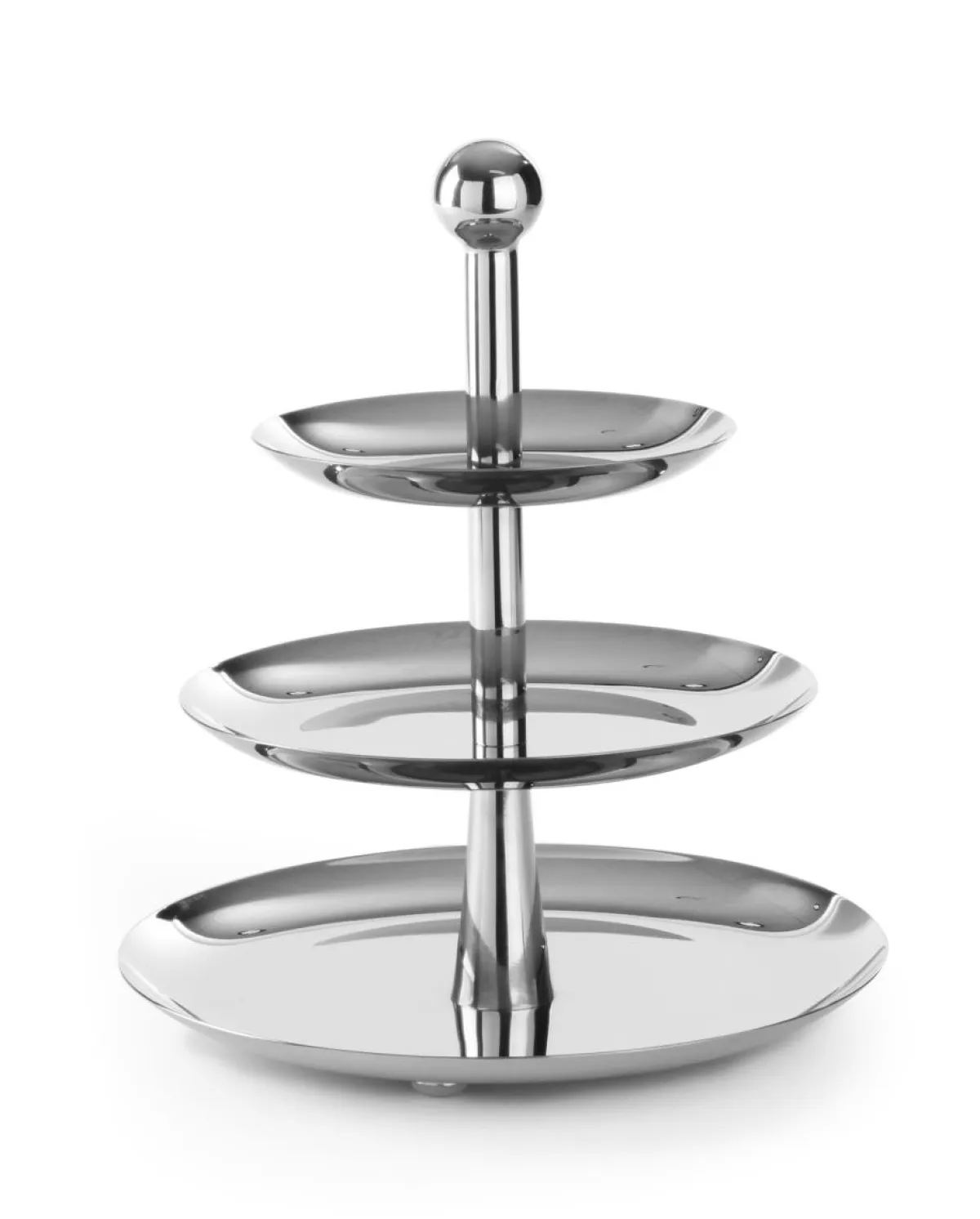 Présentoir étagère inox Ø 26,8 cm 32 cm - HENDI Discount