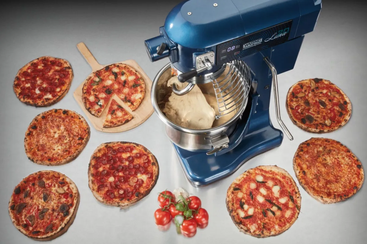 Pétrin mélangeur bleu 19 L 1100 W 230v Luna - WARING Hot