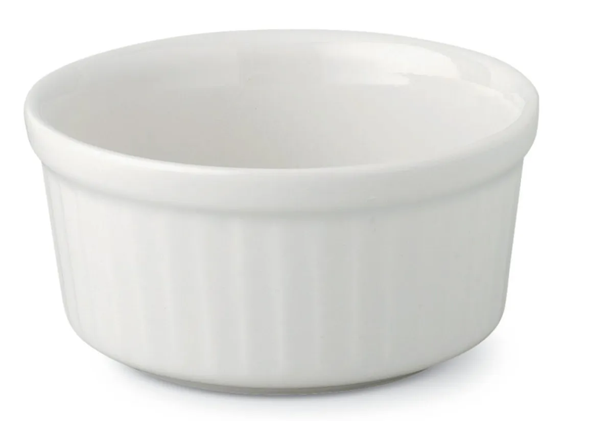 Ramequin rond blanc porcelaine Ø 10,5 cm Bistronome - PRO.MUNDI
