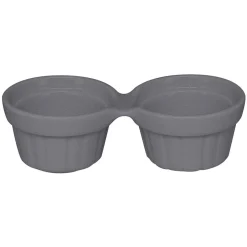 Ramequin rond gris porcelaine vitrifiée 13x6 cm Chefs Fusion - RAK Best