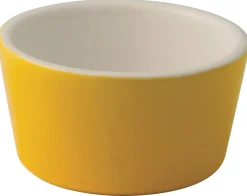 Ramequin rond jaune grès émaillé Ø 9 cm Bistronome - PRO.MUNDI Online