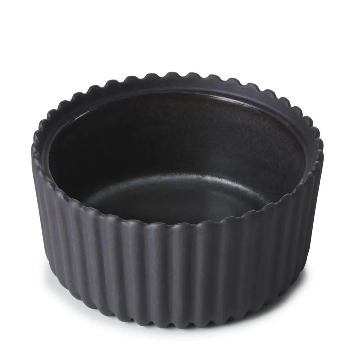 Ramequin rond noir porcelaine culinaire 10 cl Ø 9 cm Pekoe - REVOL Outlet