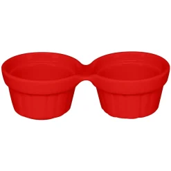 RAK Ramequin rond rouge porcelaine vitrifiée 13x6 cm Chefs Fusion Best