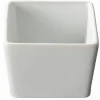 Ravier blanc porcelaine 7,5 cm Oxstal (48 pièces) - ESSENTIALS COLLECTION Discount