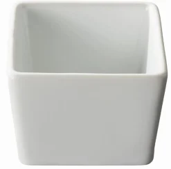 Ravier blanc porcelaine 7,5 cm Oxstal (48 pièces) - ESSENTIALS COLLECTION Discount