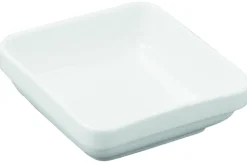 Ravier carré blanc porcelaine culinaire 11 cm - PILLIVUYT Best