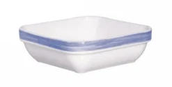 ARCOROC Ravier carré bleu verre opal 11 cm Brush Outlet
