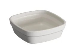 SAINT ROMAIN Ravier carré carré blanc fibre végétale 11 cm Lilitouch Hot