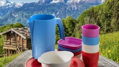 Ravier carré carré rouge fibre végétale 11 cm Lilitouch - SAINT ROMAIN Hot