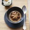 REVOL Ravier carré noir porcelaine culinaire 13 cm Club New