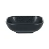 Ravier carré noir porcelaine vitrifiée 11 cm Karbon - RAK Hot