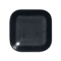 Ravier carré noir porcelaine vitrifiée 11 cm Karbon - RAK Hot