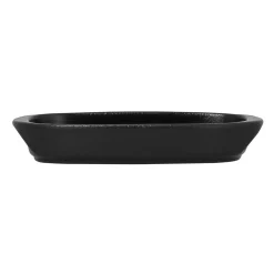 RAK Ravier noir porcelaine vitrifiée 15 cm Staged Best